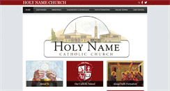 Desktop Screenshot of holynamesheridan.org